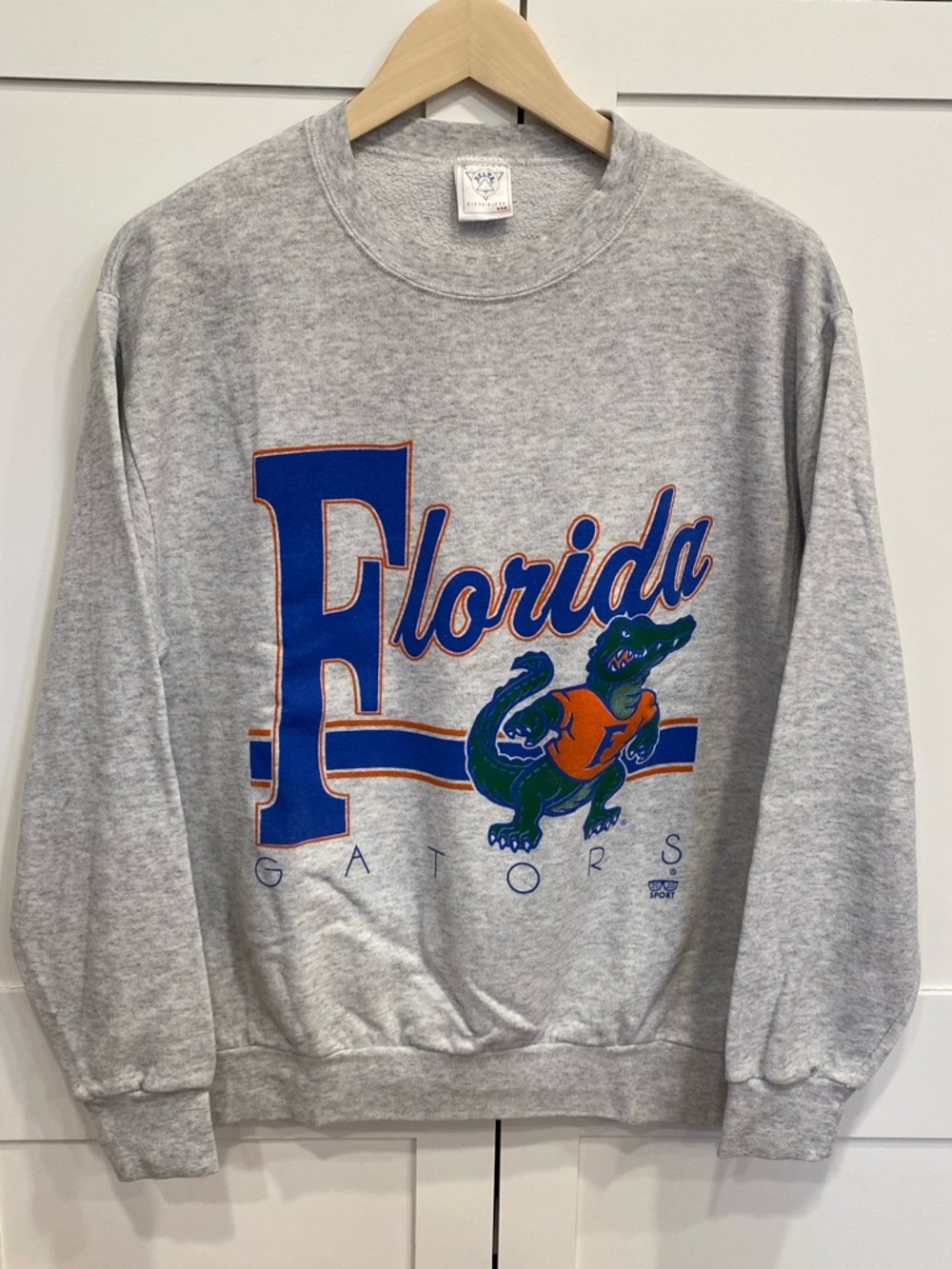 Vintage 90s Florida Gators NCAA Crewneck Sweatshirt Made in USA Sz Large Delta